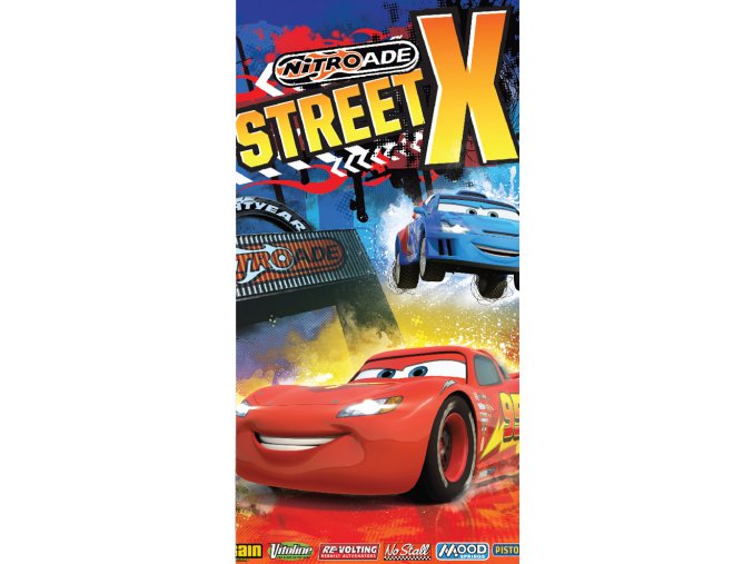 Dětská osuška Cars Street X