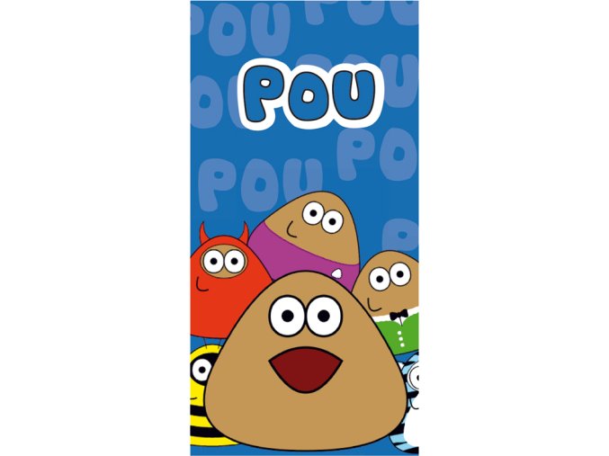 22315 detska osuska pou modra 70x140 cm
