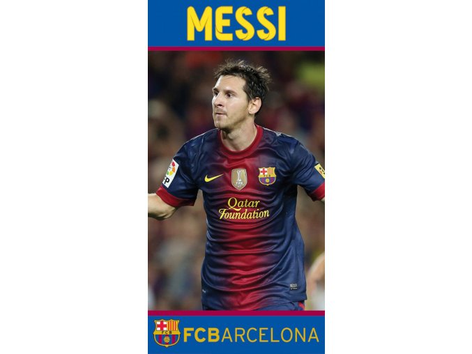 Fotbalová osuška FC Barcelona Messi