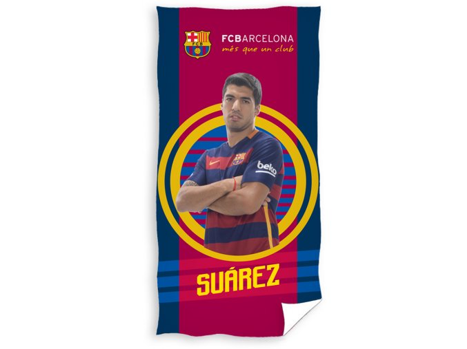 Fotbalová osuška FC Barcelona Suárez 2016