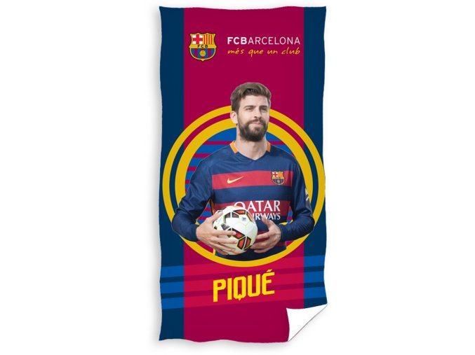 Fotbalová osuška FC Barcelona Pique 2016