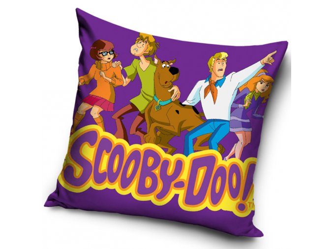 Povlak na polštářek Scooby Doo Fialový