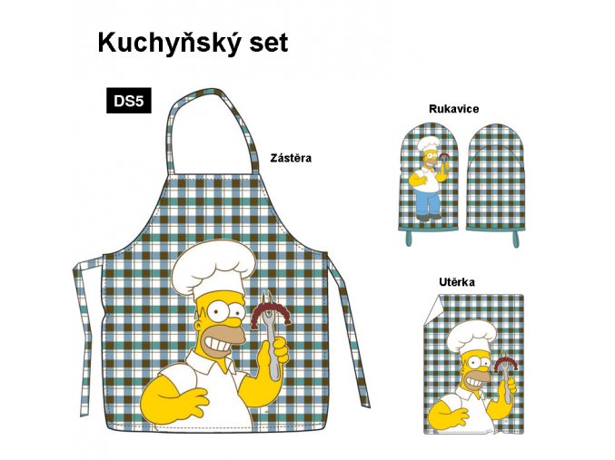 Kuchyňská souprava Homer Simpson