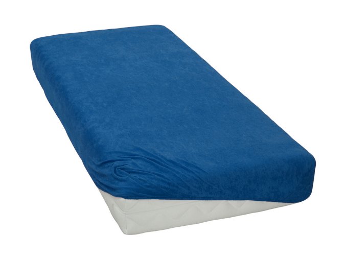 Froté prostěradlo Tmavě modré BedTex