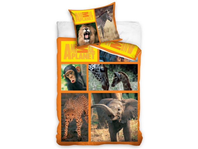 Bavlněné povlečení Animal Planet - Safari