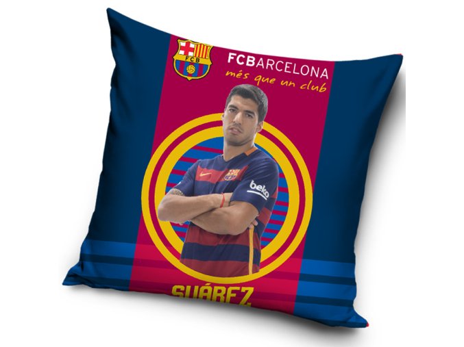 Polštářek FC Barcelona Suárez 2016