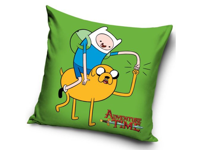 Povlak na polštářek Adventure Time - Finn a Jake