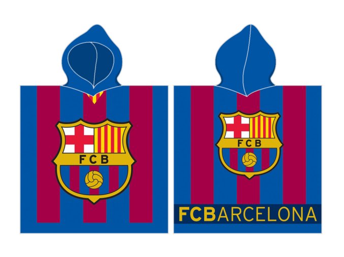 Detske ponco FC Barcelona 8001