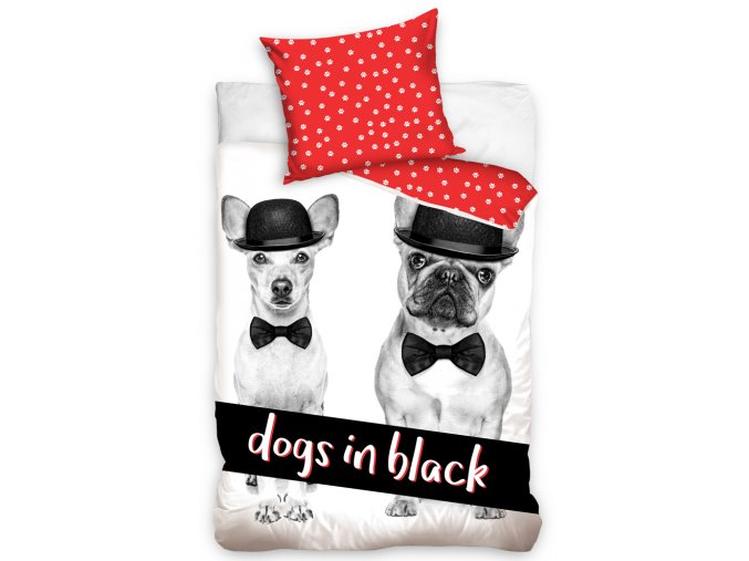 Detske povleceni Dogs in Black