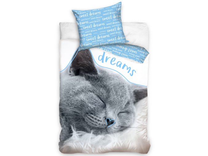 Bavlnene povleceni Kocka Seda