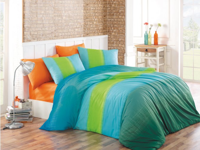Bavlnene povleceni Colourful Modre BedTex