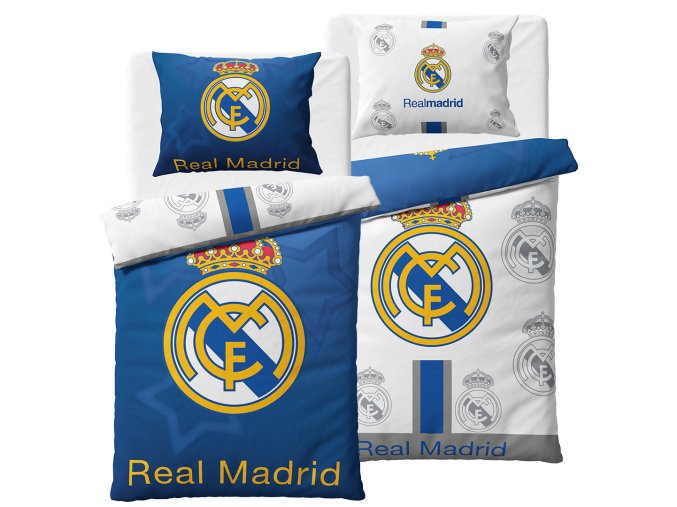Fotbalove povleceni Real Madrid Blue and White DUO