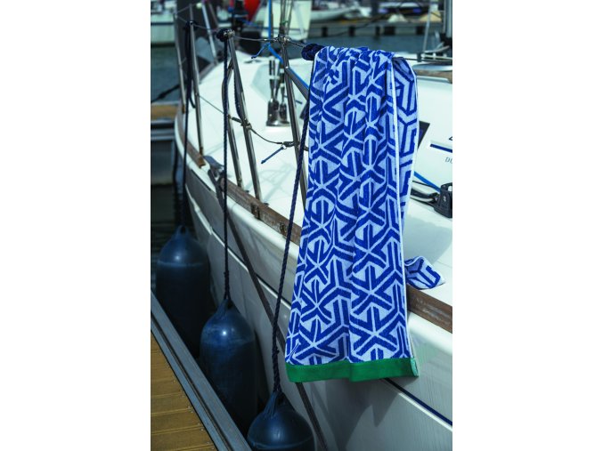 Plazova osuska Jet Set Graphic Modra