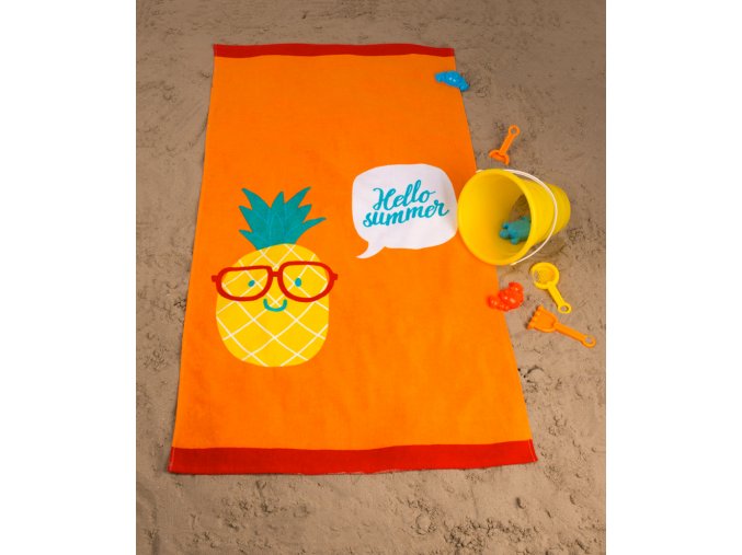 Detska plazova osuska Ananas Oranzova