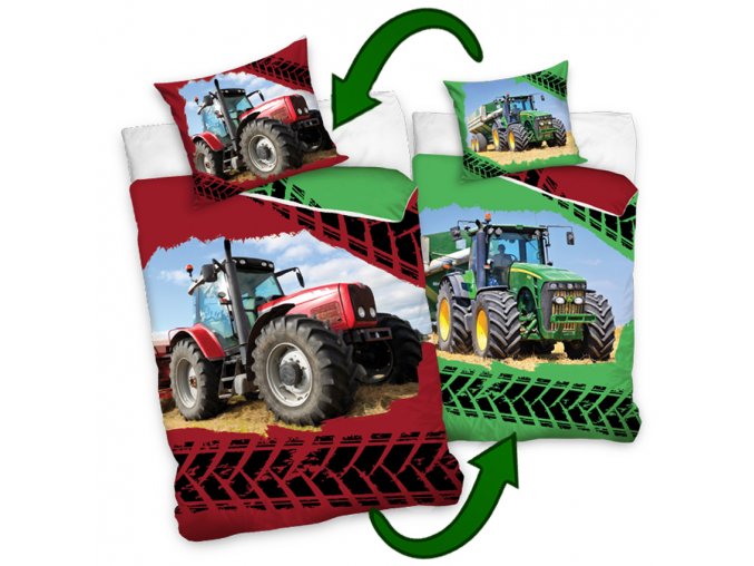 Detske povleceni Traktory lic a rub