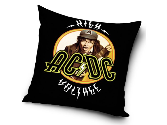Povlak na polstarek 45x45 AC DC High Voltage ACDC181010