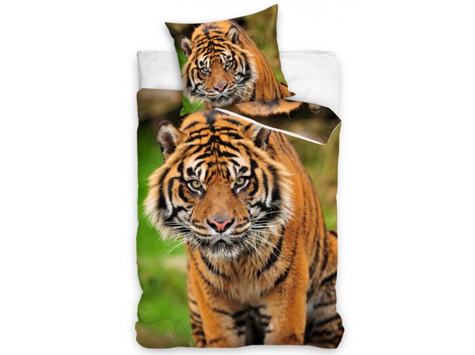 Bavlnene povleceni Tygr Indicky