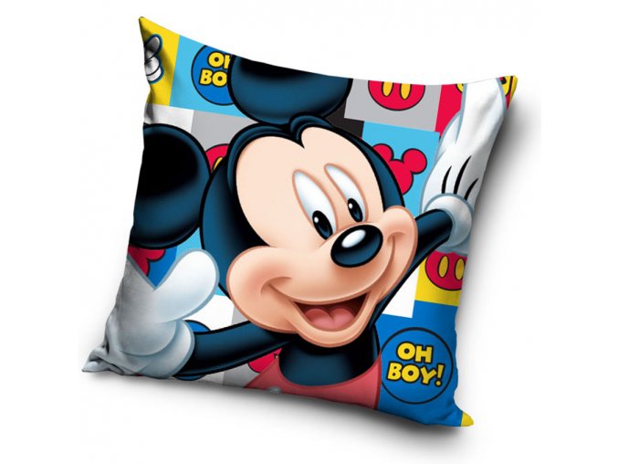 povlak na polstarek Mickey Mouse Oh Boy 40x40cm