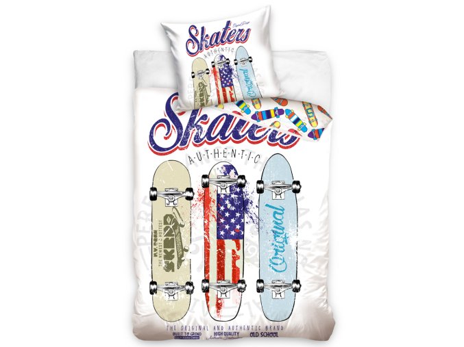 Bavlnene povleceni Skateboardy Authentic Skaters