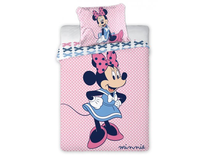 Povleceni do postylky Minnie S Puntiky