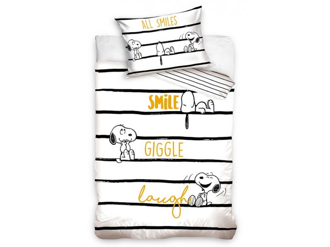 Detske povleceni Snoopy Vzdy s usmevem