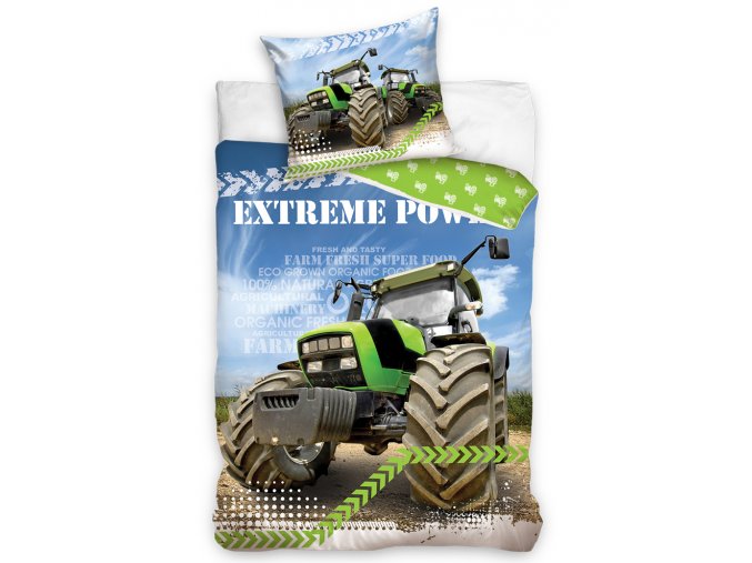 Detske povleceni Zeleny Traktor