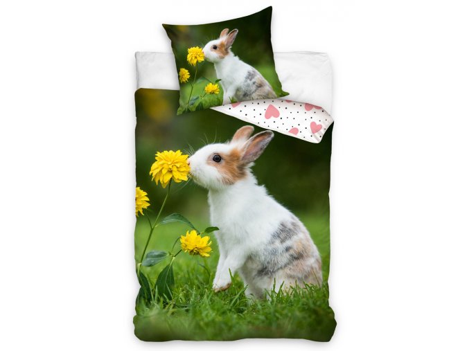 Bavlnene povleceni Kralik na louce