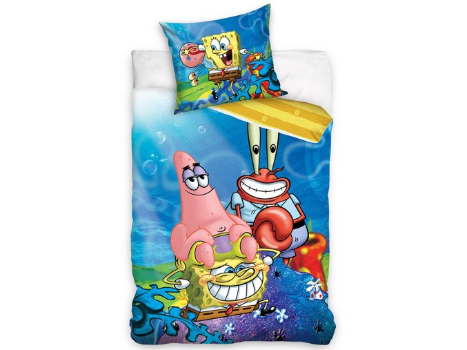 Detske povleceni Sponge Bob Patrick a pan Krabs