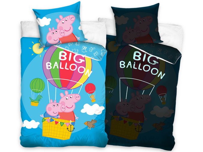 Svitici povleceni Prasatko Pepina a Tomik v balonu Glow