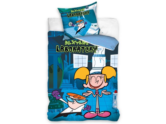 Bavlnene povleceni Dexterova Laborator Dexter a Dee Dee