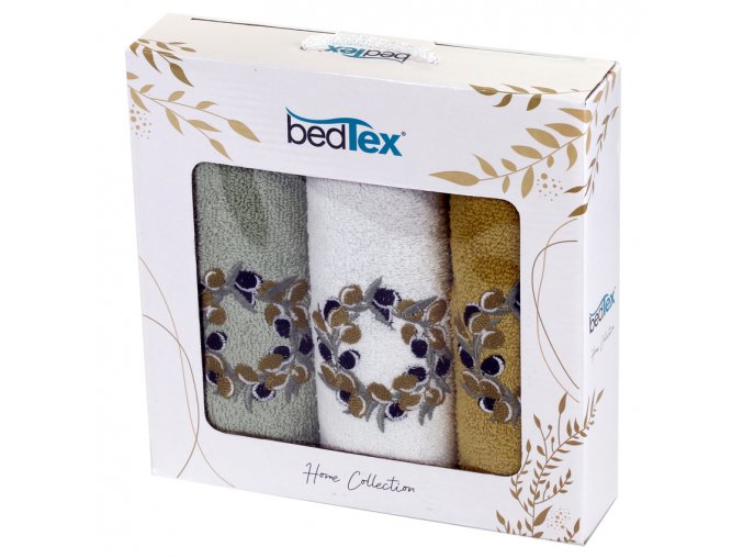 Darkova sada frote rucnicku 3 ks Olivovy venecek Baleni