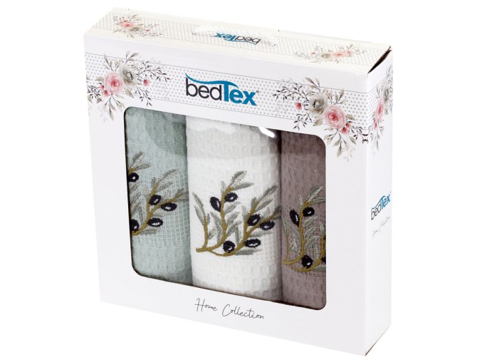 Darkova sada vaflovych uterek 3 ks Olivova ratolest Baleni