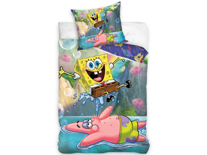 Detske Povleceni Sponge Bob Vodotrysk