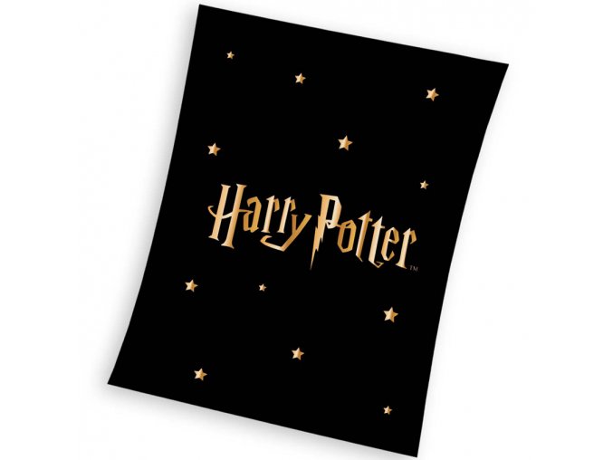 Detska deka Harry Potter Gold Stars 130x170