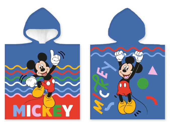 Detske ponco Vesely Mickey Mouse