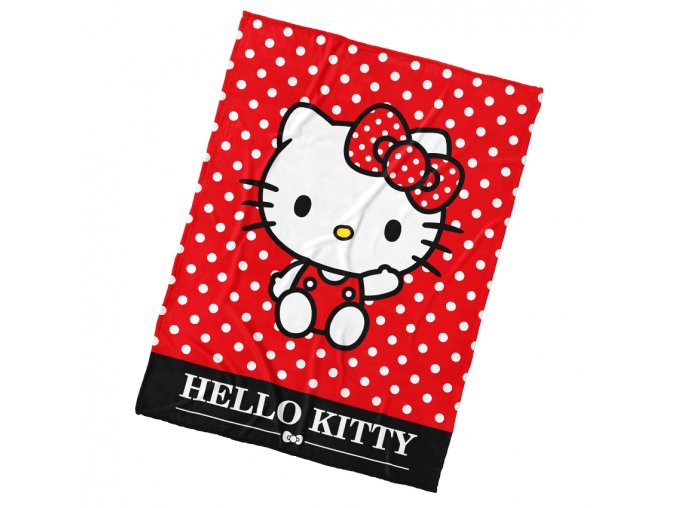 Detska deka Hello Kitty Red 150x200