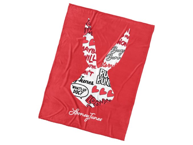Mikroplysova deka Bugs Bunny Red Art 150x200