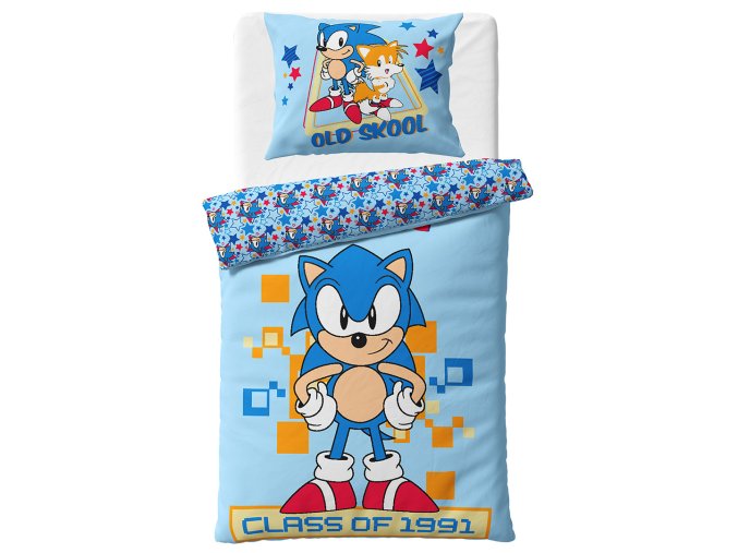 Detske povleceni Jezek Sonic Class of 1991 140x200 70x90 cm