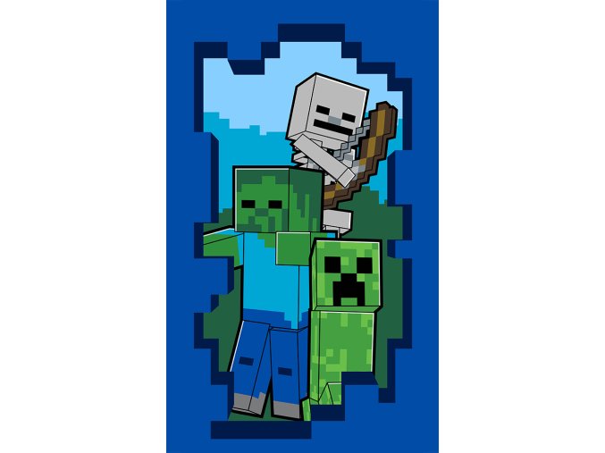 Detsky rucnik Minecraft Mob Monsters 30x50