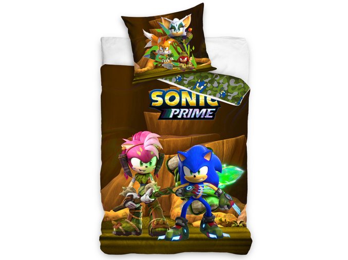 Detske povleceni Jezek Sonic a Amy Rose