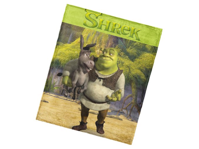 Detska deka Shrek a Oslik 130x160 045218 koso