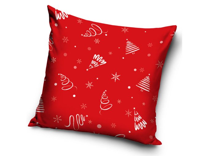 Dekoracni polstarek Vlocky a Stromecky PNL241263