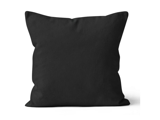 Mikroplysovy povlak na polstarek 40x40 Cerny