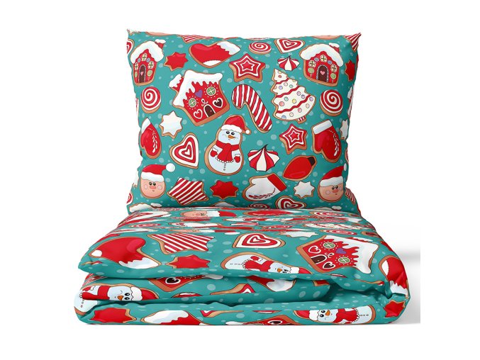 Vanocni bavlnene povleceni Pernickova Show 140x200 slozene ROT244029 TIP