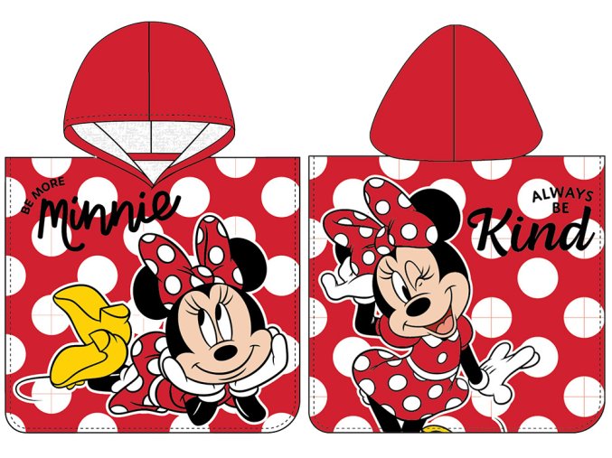 Detske ponco Roztomila Minnie