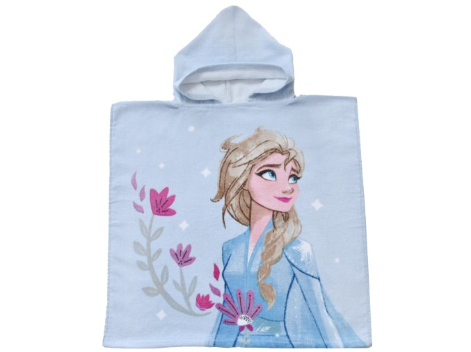 Detske Ponco Ledove Kralovstvi Elsa s Olaf lic