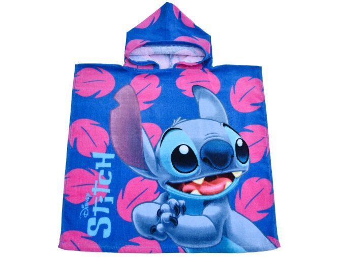 Detske ponco Lilo a Stich Maly Rostak lic
