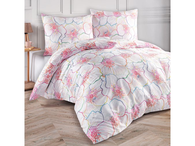 Satenove povleceni Bloom 140x200 BedTex 341294