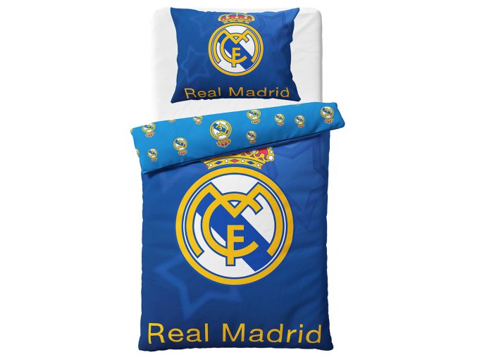 Fotbalove povleceni Real Madrid Blue Stars 140x200 70x90 cm