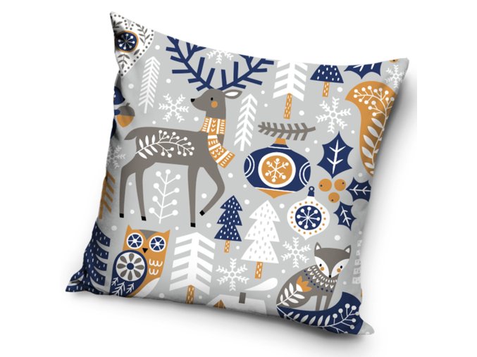 Velurovy povlak na polstarek Polarni Pohadka 40x40 cm PNL258006 POSZ